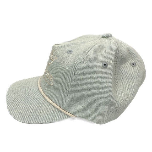 Southern Supply Hat Company Country and Western Trucker Hat Denim Blue Snapback - Picture 5 of 8